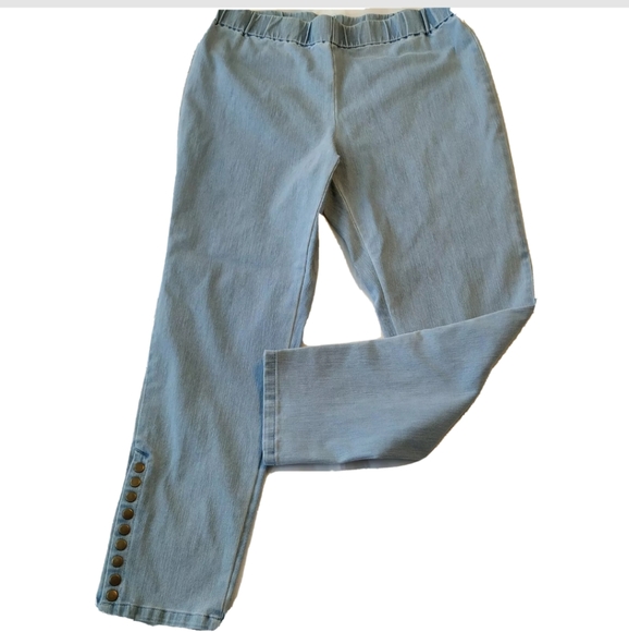 Soft Surroundings Pull On Jeans Metro ankle skinny - Picture 2 of 13